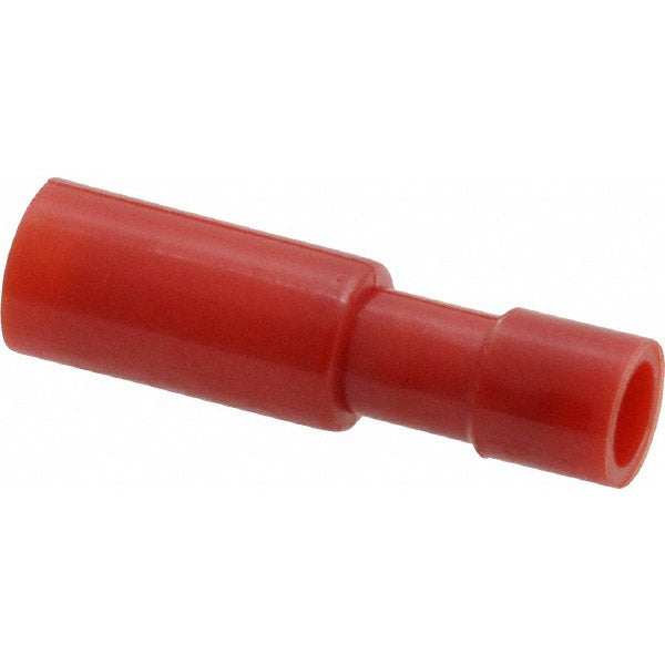 Megatronix BNMR Nylon Fully Insulated Male Bullet Connectors 22-18 Gauge Red 100 Pieces