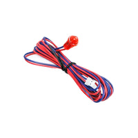 Omega AU-LED-RED 3Volt Dash Mount Steady Red Car Alarm Security LED With Mini White Plug