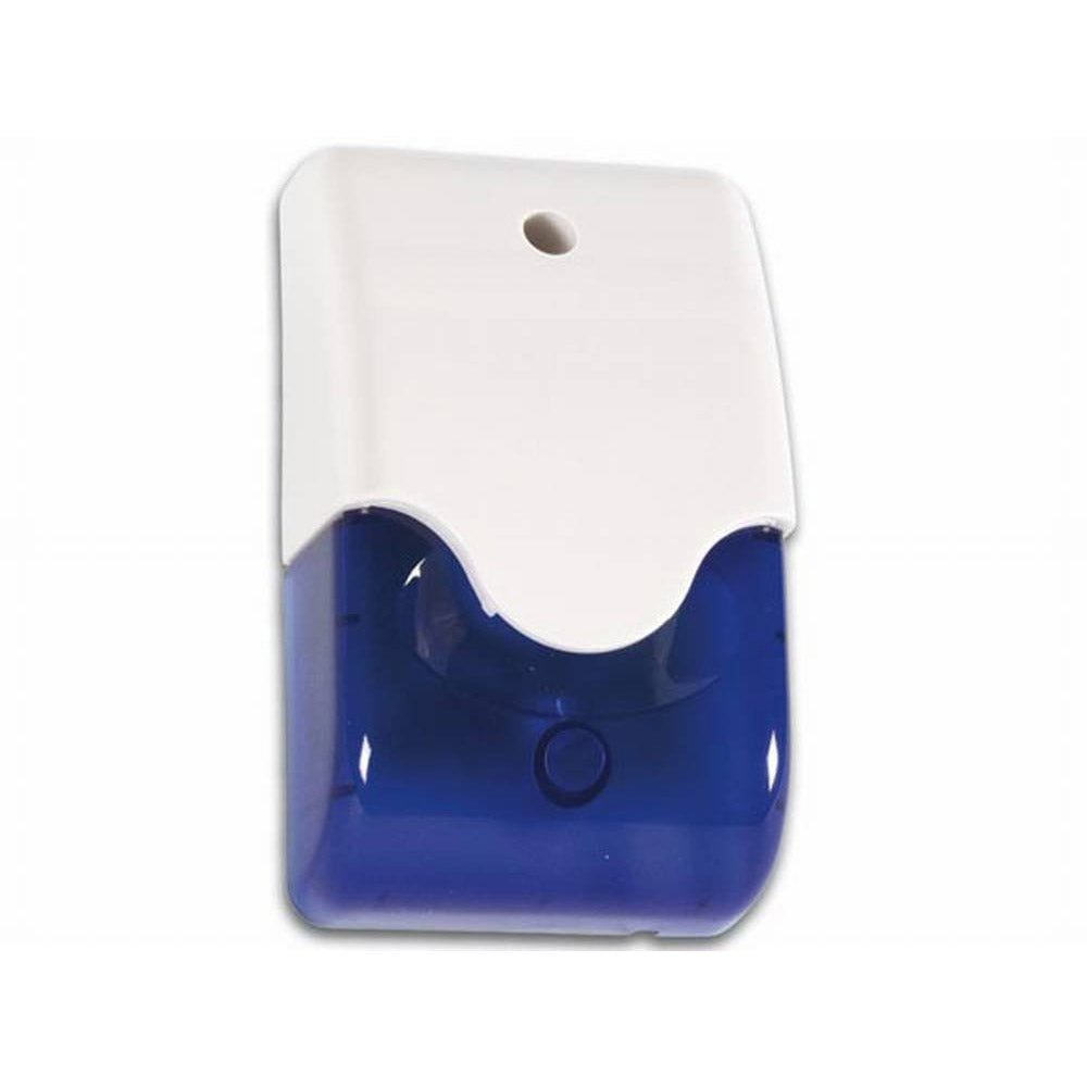 Megatronix SS3B 12V 110db Blue LED Continuous Flashing Lamp Alarm Secu ...