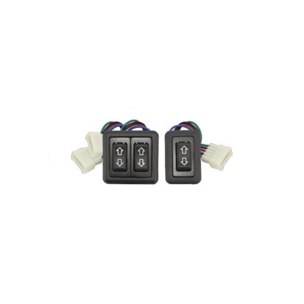 Megatronix WKS211 Power Window Rocker Switch Kit 3 Switches – Car Alarm ...