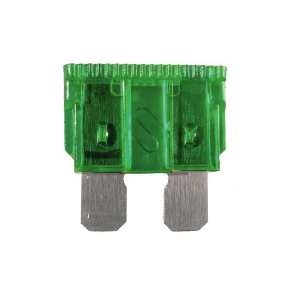 Megatronix ATC30 ATC/ATO Type Automotive Regular Blade Fuses 30 Amp Green 25 Pieces