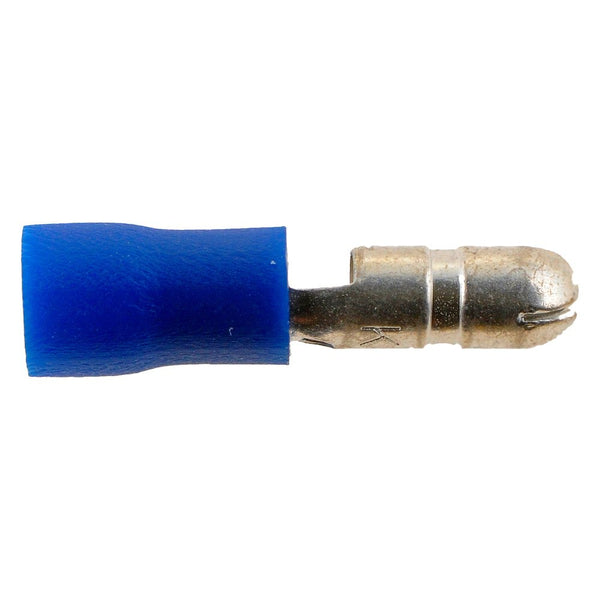 Megatronix BVMB Vinyl Insulated Male Bullet Connectors 16-14 Gauge Blue 100 Pieces