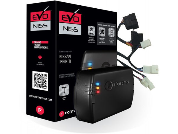 Fortin EVO-NIST1 Stand-Alone Add-On Remote Start Car Starter System For Select Infiniti Nissan Push-To-Start Key Vehicles