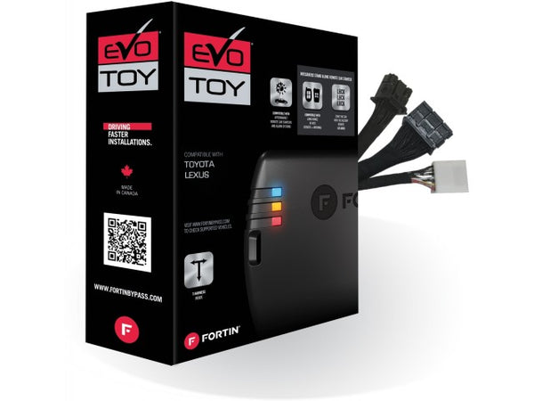Fortin EVO-TOYT13 Stand-Alone Add-On Remote Start Car Starter System For Select Lexus Toyota Push-To-Start Key Vehicles