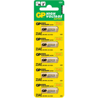 GP BATP23A 12Volt Alarm Remote Alkaline Batteries 23A