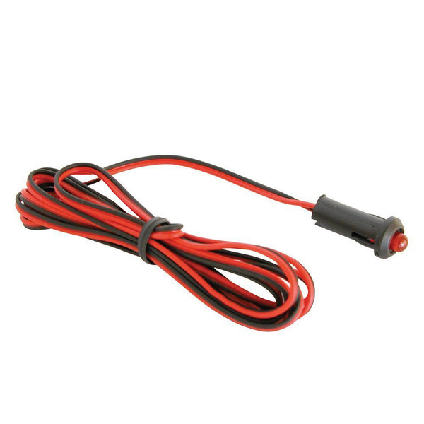 Megatronix LEDP 3Volt Dash Mount Steady Red Car Alarm Security LED With Red Plug