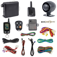 Megalarm MEGA3700 2-Way LCD Vehicle Remote Start Car Starter And Alarm Security System With Keyless Entry
