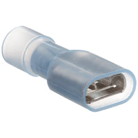 Megatronix NFDB Nylon Fully Insulated Female Quick Disconnect Connectors 16-14 Gauge 0.250 Blue 100 Pieces