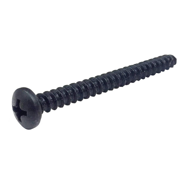 Megatronix PP820 Phillips Pan Head Deep Thread Sheet Metal Screws Black Oxide #8 x 2 Inch 100 Pieces