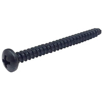 Megatronix PP830 Phillips Pan Head Deep Thread Sheet Metal Screws Black Oxide #8 x 3 Inch 100 Pieces