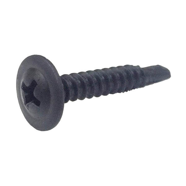 Megatronix PWT834 Phillips Truss Head Fine Thread Self-Drilling Screws Black Oxide #8 x 3/4 Inch 100 Pieces