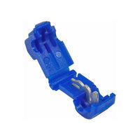 Megatronix TTB Solderless Wire Quick Slide T-Tap Connectors 16-14 Gauge Blue 100 Pieces